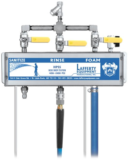W20SS Sanitize / Hyper SS Foam Hose Drop Station Complete