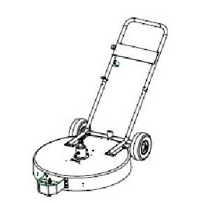 Steel Eagle 30" Surface Spinner with Deublin Union - 2 Arms