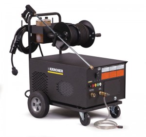 Karcher Electric Powered- Belt Drive- Cabinet Hose Reel Kit, For Wheel Kit, 100 ft; no hose