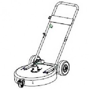 Steel Eagle 24" Surface Spinner with Deublin Union