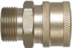 Hansen Quick Connective Coupler Male- Coupler Socket"Qc"1/4"Mpt (Br)"